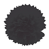 Черная Помпон бумажный черный 40см/G 1412-0079