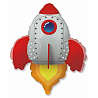 Открытый космос Шар фигура Ракета 1207-4433