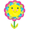 Цветы Любимым Шар фигура Цветок улыбающийся желтый 1207-2862