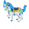  Г М/ФИГУРА/Лошадь цирковая голубая 1206-1506