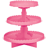 Розовая Стойка для кексов 3 яруса Pink 1502-3828