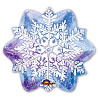 Снежинка Шар фигура Новый год Снежинка 1207-0541