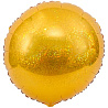 Золотая Шар БЛЕСК КРУГ 81см Gold 1204-0986