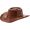  Шляпа пласт Ковбоя коричневая/A 1501-2319