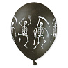  Шелкография пастель 14" Скелет черн 1103-0770