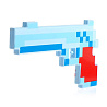  Пистолет Пиксели свет звук 2001-8336