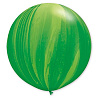Зеленая Шар Qualatex 30" Супер Агат Green 1108-0351
