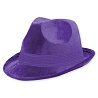  Шляпа-федора велюр Фиолетовая 1501-2190