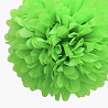 Зеленая Бумажный помпон салатовый 15 см 2001-3483
