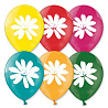 День рождения - Цветы Шар с рисунком 12" Ромашки 1103-0467
