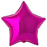 Розовая Шарик Звезда 45см Fuchsia 1204-0483