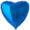 Синяя Шарик 23см сердце Blue 1204-0170