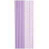 Фиолетовая Трубочки для коктейля Пастель лаванда 1502-4923