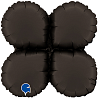 Черная Подставка для шаров 33см Black 1204-1392