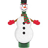 Новогодний снеговик Украшение для бутылки Снеговик, текстиль 1502-3278