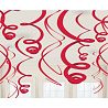 Красная Спирали красные, 46-60 см, 12 штук 1501-2592