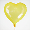 Многоцветное Ассорти Шар 18" Сердце кристалл yellow 1202-3992