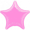 Розовая Шарик 45см звезда металлик Lavender 1204-0043