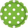  Тарелки Зеленые Киви Горошек, 23 см 1502-1969