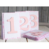  Карточки номер стола 1-9 розовый/ПД 2005-2263