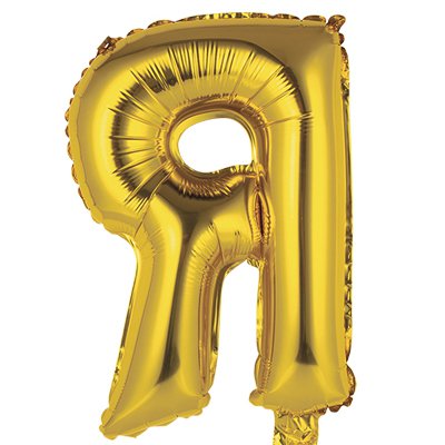 Шарики из фольги Шар Мини буква "Я", 36см Gold