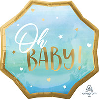 Шар Джамбо Oh Baby мальчик 55см