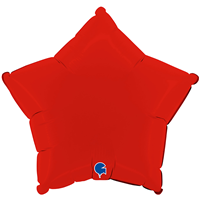 Шар Звезда 45см Пастель Matte Red