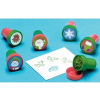 Штампик Рождество 6шт