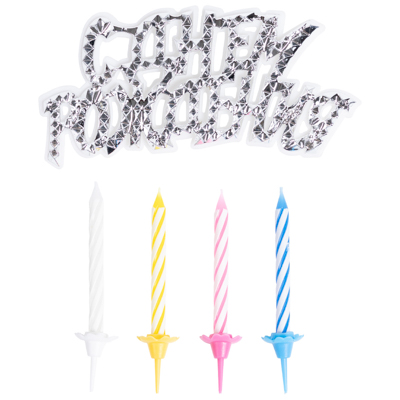 Свечи для торта Свечи для торта+табличка С днем рождения
