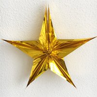 Фигура Звезда фольгированное золото 30см