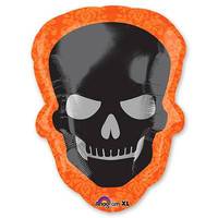 Шар-фигура Череп в красном