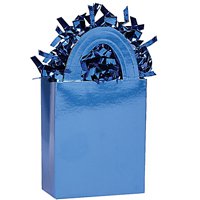 Грузик для шара Сумочка синий 160гр