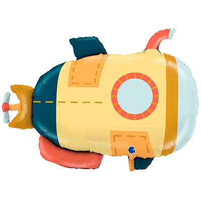 Шарики из фольги Шар фигура Подводная лодка