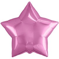 Шар Звезда 45см Металл Pink