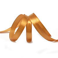 Лента атлас 12ммх27м золотистая