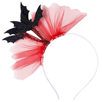 Ободок Мыши летучие блеск, фатин красный