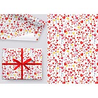 Бумага Гирлянда из сердец 100х70см 5шт