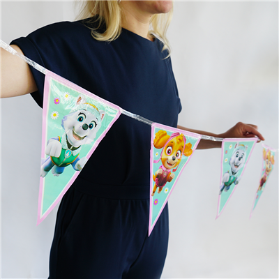 Гирлянда-вымпел Щенячий Патруль Эверест