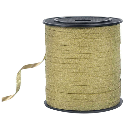 Золотая Лента 5ммХ230м глиттер золотая 1302-1551