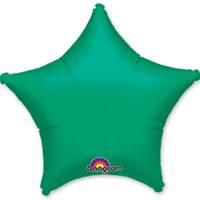 Шарик 45см звезда металлик Green