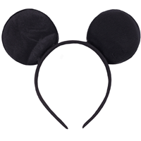 Ободок Уши Мышонка черные