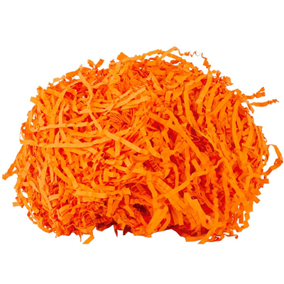Упаковочный Наполнитель бумажный оранжевый, 50 гр