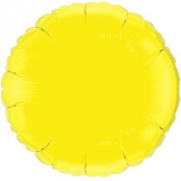 Шарик КРУГ 18" Пастель Yellow