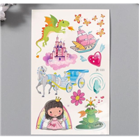 Тату Принцессы 12х7,5см