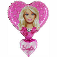 Шар фигура Барби в сердце