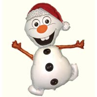 Шар фигура Снеговик весёлый