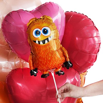 Мини-фигура Монстр оранжевый