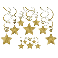 Золотая Спираль Звезда Gold 60см 30шт 1501-6808