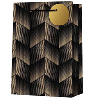 Пакет бум 26х32см Японская геометрия