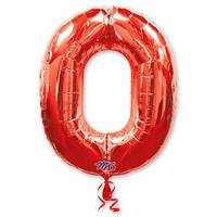 Шар фигура цифра 0 Red